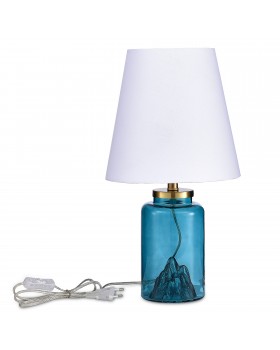 SL1000.214.01 Прикроватная лампа ST-Luce Синий/Белый E27 1*40W ANDE-foto2