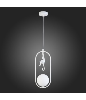 SLE115123-01 Светильник подвесной Белый/Белый E27 1*60W TENATO-foto8
