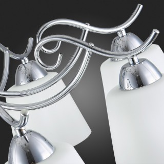 SLE103902-08 Люстра потолочная Хром/Белый E27 8*60W LIADA-foto12