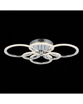 SLE500512-06 Светильник потолочный Хром/Белый LED 1*132W 3000-6000K CERINA-foto7