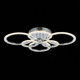 SLE500512-06 Светильник потолочный Хром/Белый LED 1*132W 3000-6000K CERINA-foto7