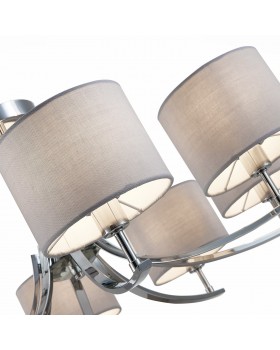 SLE105003-08 Люстра подвесная Хром/Белый E14 8*40W BELGE-foto3