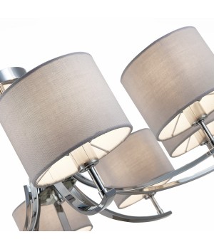 SLE105003-08 Люстра подвесная Хром/Белый E14 8*40W BELGE-foto3