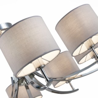 SLE105003-08 Люстра подвесная Хром/Белый E14 8*40W BELGE-foto3