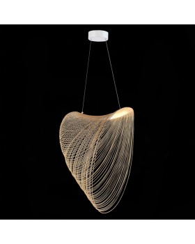 SL6900.503.32 Светильник подвесной ST-Luce Белый/Древесный LED 1*32W 4000K FOSSIL-foto4