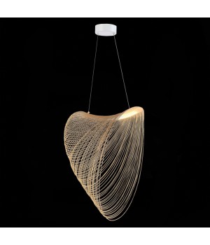 SL6900.503.32 Светильник подвесной ST-Luce Белый/Древесный LED 1*32W 4000K FOSSIL-foto4