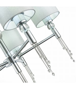 SLE105173-05 Светильник подвесной Хром/Серый E27 5*60W PRIMMA-foto14