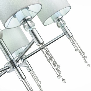 SLE105173-05 Светильник подвесной Хром/Серый E27 5*60W PRIMMA-foto14