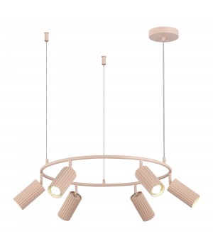 SL1213.603.06 Светильник подвесной ST-Luce Розовый/Розовый GU10 6*5W 4000K KENDO-foto3