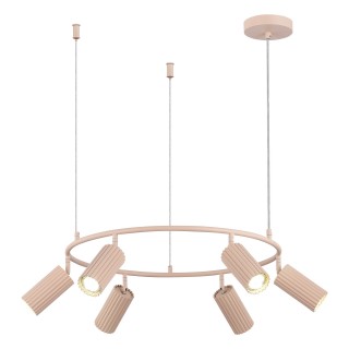 SL1213.603.06 Светильник подвесной ST-Luce Розовый/Розовый GU10 6*5W 4000K KENDO-foto3