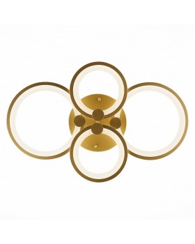 SLE200322-04 Светильник потолочный Золотистый/Белый LED 1*100W 3000-6000K LETO-foto5