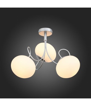 SL717.502.03 Люстра потолочная Серебристый/Белый E27 3*40W ACINI-foto3