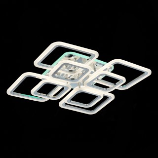 SLE200412-08RGB Светильник потолочный Хром/Белый LED 1*176W RGB 10W 3000-6000K QUTRO-foto6