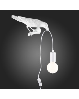 SLE115301-01 Светильник настенный Белый E27 1*40W GAVI-foto5