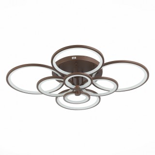 SLE200372-08 Светильник потолочный Кофейный/Белый LED 1*256W 3000-6000K LETO-foto4