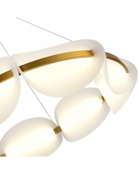 SL1304.203.56 Люстра подвесная ST-Luce Золотистый/Белый LED 1*56W 3000K ETOILE-foto3