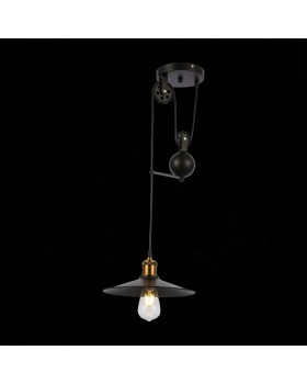 SLE120503-01 Светильник подвесной Черный/Черный E27 1*60W ESPERAZZA-foto4