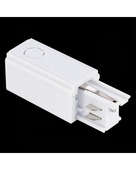 ST030.509.10L Левый Токоподвод для трехфазного шинопровода ST-Luce Белый Трехфазная трековая система-foto2