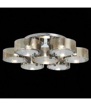 SL483.702.07 Светильник потолочный Хром/Дымчатый E27 7*40W FORESTA-foto11