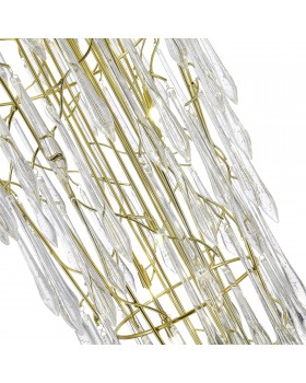 SL1660.203.25 Светильник подвесной ST-Luce Шампань/Шампань, Прозрачный G9 25*5W 4000K TEARDROPS-foto3