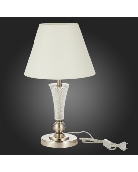 SLE105504-01 Прикроватная лампа Никель/Белый E14 1*40W REIMO-foto6