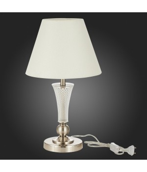 SLE105504-01 Прикроватная лампа Никель/Белый E14 1*40W REIMO-foto6