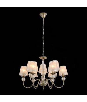 SL185.303.09 Люстра подвесная, потолочная Бронза, Прозрачный/Бежевый, Бронза E14 9*40W GRAZIA-foto8