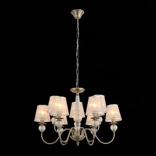 SL185.303.09 Люстра подвесная, потолочная Бронза, Прозрачный/Бежевый, Бронза E14 9*40W GRAZIA-foto8