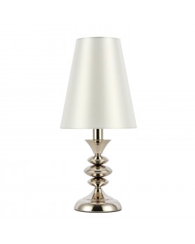 SL1137.104.01 Прикроватная лампа Никель/Белый E14 1*40W RIONFO-foto2