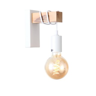 SL1142.501.01 Светильник настенный Белый, Светлое дерево E27 1*60W BAGETTI-foto10