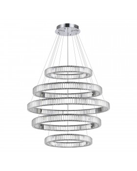 SL1622.103.05 Люстра подвесная ST-Luce Хром/Прозрачный LED 1*255W 4000K TIVOLI-foto2