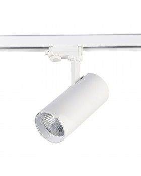 ST661.546.40 Св-к трек. Белый LED 1*40W 4000K 3 200Lm Ra>90 38° IP20 L190xW85xH265 165-265V Трехфазная трековая система-foto2