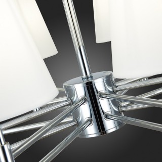 SLE105453-08 Светильник подвесной Хром/Белый E14 8*40W LAGORO-foto12