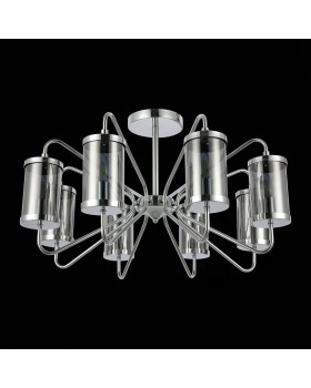 SLE102302-08 Люстра потолочная Хром/Дымчатый E14 8*40W VALIERI-foto5