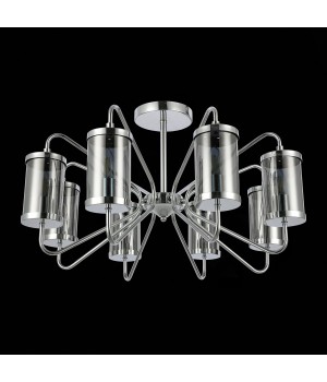 SLE102302-08 Люстра потолочная Хром/Дымчатый E14 8*40W VALIERI-foto5