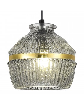 SL1661.413.01 Светильник подвесной ST-Luce Черный/Дымчатый E27 1*40W COCOON-foto3