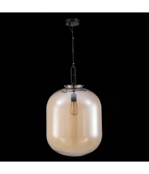 SL1050.423.01 Светильник подвесной ST-Luce Черный/Коньячный E27 1*40W BURASCA-foto8