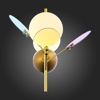 SLE2502-201-01 Бра Золотистый/Разноцветный G9 1*5W VOLA-foto5