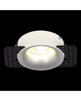 ST218.518.01 Св-к встр. Белый GU10 1*50W IP20 D85xH30 165-265V Без ламп Встраиваемые светильники-foto3