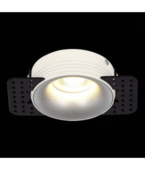 ST218.518.01 Св-к встр. Белый GU10 1*50W IP20 D85xH30 165-265V Без ламп Встраиваемые светильники-foto3