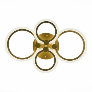 SLE500522-04 Светильник потолочный Золотистый/Белый LED 1*72W 3000-6000K CERINA-foto5