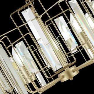 SLE103403-05 Люстра подвесная Шампань/Прозрачный E14 5*40W GIANO-foto7