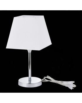 SLE107604-01 Прикроватная лампа Хром/Белый E14 1*40W GRINDA-foto4