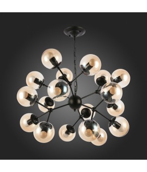 SLE154913-18 Светильник подвесной Черный/Янтарный E14 18*60W LACOTTA-foto8