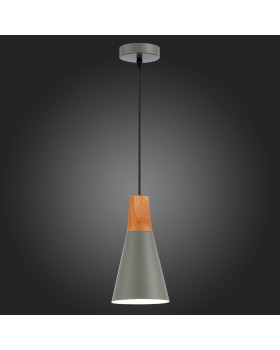 SLE125173-01 Подвес Серый/Серый, Светлое дерево E14 1*40W MODICA-foto5