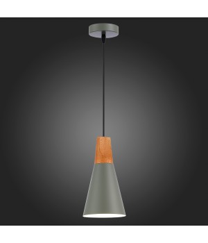 SLE125173-01 Подвес Серый/Серый, Светлое дерево E14 1*40W MODICA-foto5