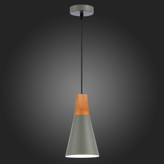 SLE125173-01 Подвес Серый/Серый, Светлое дерево E14 1*40W MODICA-foto5