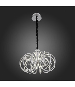 SL923.103.12 Люстра подвесная ST-Luce Хром, Прозрачный/Белый LED 1*70W 4000K OTTAVO-foto8