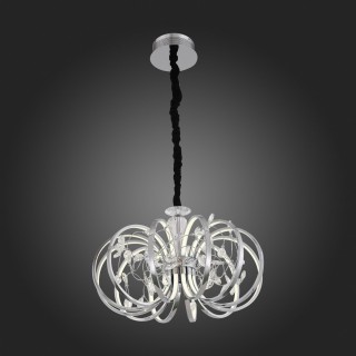 SL923.103.12 Люстра подвесная ST-Luce Хром, Прозрачный/Белый LED 1*70W 4000K OTTAVO-foto8