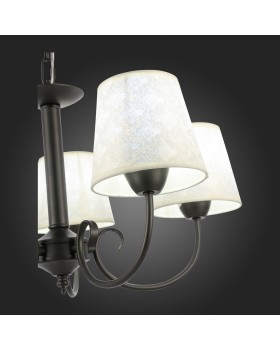 SLE120303-05 Светильник подвесной Темно-серый/Бежевый E14 5*40W RIMENTO-foto9